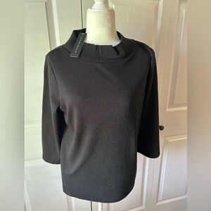New shirt Investments woman’s size medium black top